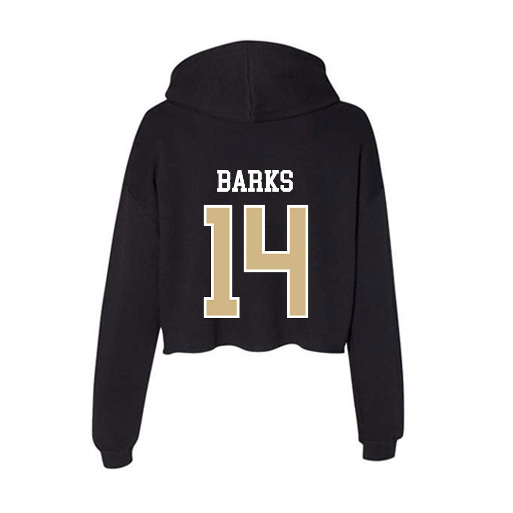GWU - NCAA Baseball : Ryan Barks - Women's Crop Fleece Hoodie-1