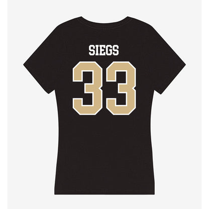 GWU - NCAA Baseball : Brandon Siegs - Women's V-Neck T-Shirt-1