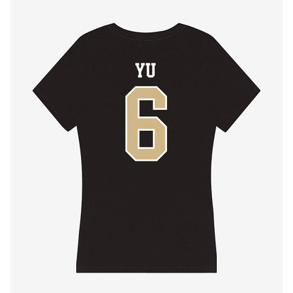 GWU - NCAA Baseball : Spencer Yu - Women's V-Neck T-Shirt-1