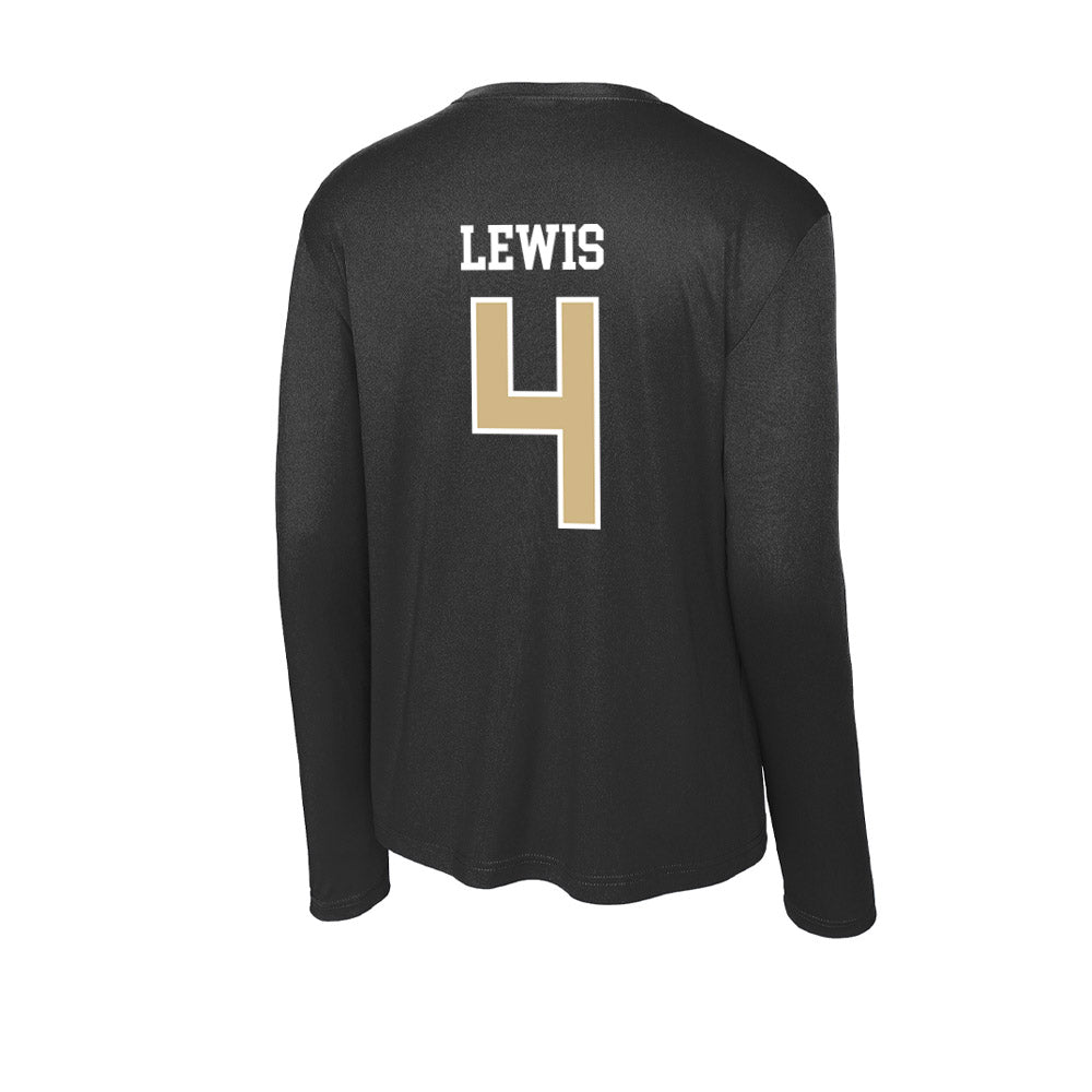 GWU - NCAA Women's Basketball : Sara Lewis - Activewear Long Sleeve T-Shirt-1