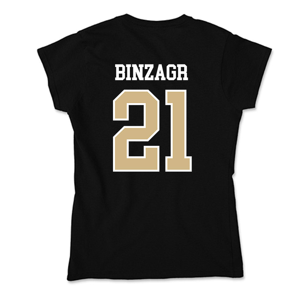 GWU - NCAA Men's Basketball : Mohamed Binzagr - Soft Style Women’s T-Shirt-1