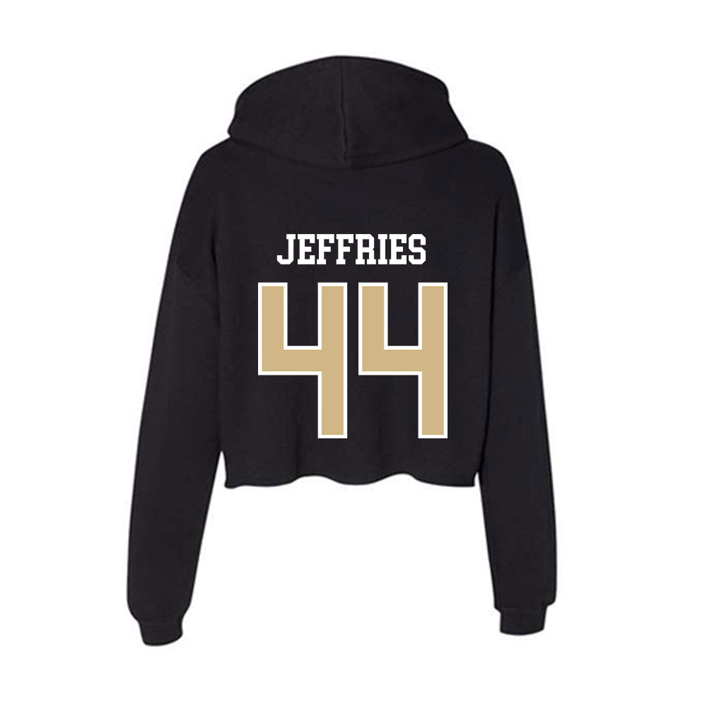 GWU - NCAA Baseball : Graham Jeffries - Women's Crop Fleece Hoodie-1
