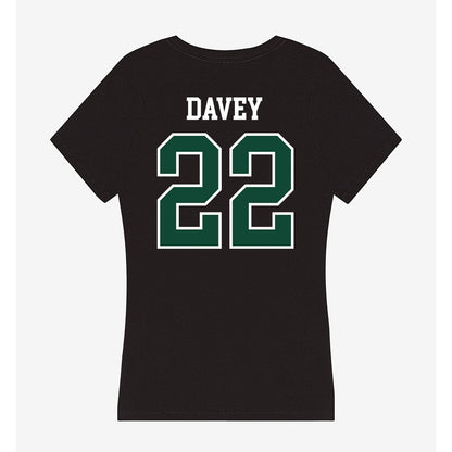 Portland State - NCAA Women's Volleyball : Katelyn Davey - Women's V-Neck T-Shirt-1