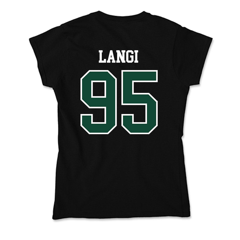 Portland State - NCAA Football : Siaosi Langi - Soft Style Women’s T-Shirt-1