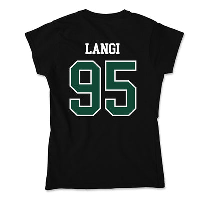 Portland State - NCAA Football : Siaosi Langi - Soft Style Women’s T-Shirt-1