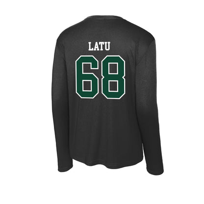 Portland State - NCAA Football : Semisi Latu - Activewear Long Sleeve T-Shirt-1
