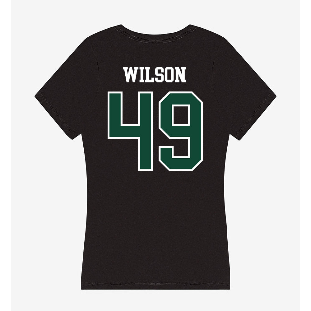 Portland State - NCAA Football : Cole Wilson - Women's V-Neck T-Shirt-1