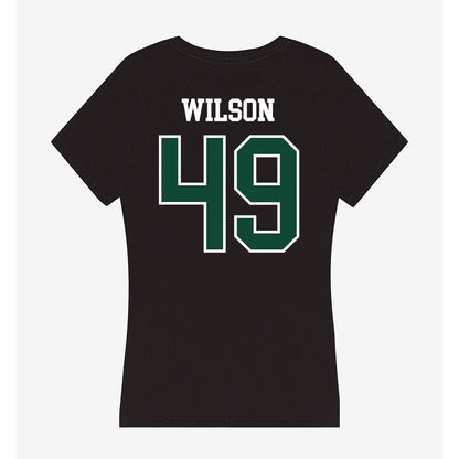 Portland State - NCAA Football : Cole Wilson - Women's V-Neck T-Shirt-1