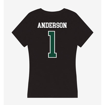 Portland State - NCAA Football : Devon Anderson - Women's V-Neck T-Shirt-1