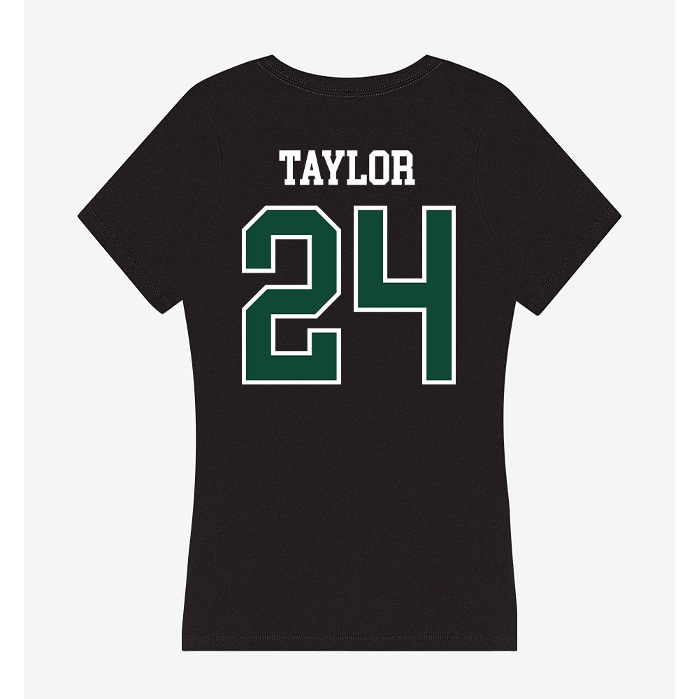 Portland State - NCAA Football : Tre Taylor - Women's V-Neck T-Shirt-1