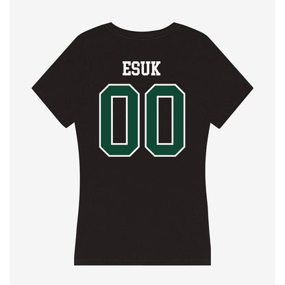 Portland State - NCAA Football : Alexander Esuk - Women's V-Neck T-Shirt-1