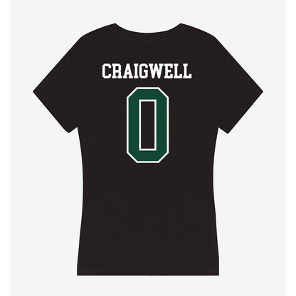 Portland State - NCAA Football : Justin Craigwell - Women's V-Neck T-Shirt-1