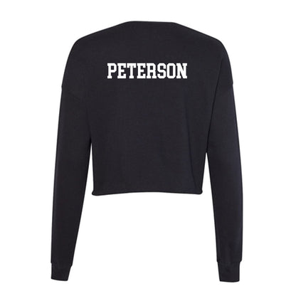 Portland State - NCAA Women's Track & Field : Ashley Peterson - Women's Cropped Crew Fleece-1