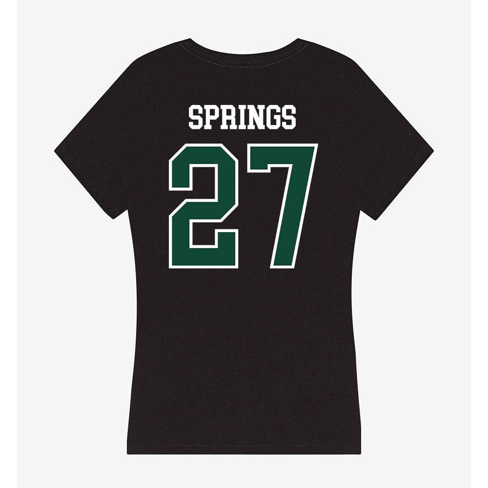 Portland State - NCAA Football : Quincy Springs - Women's V-Neck T-Shirt-1