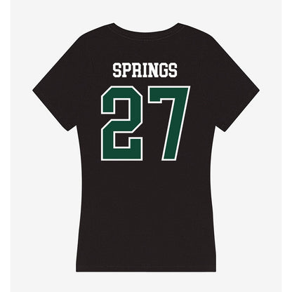 Portland State - NCAA Football : Quincy Springs - Women's V-Neck T-Shirt-1