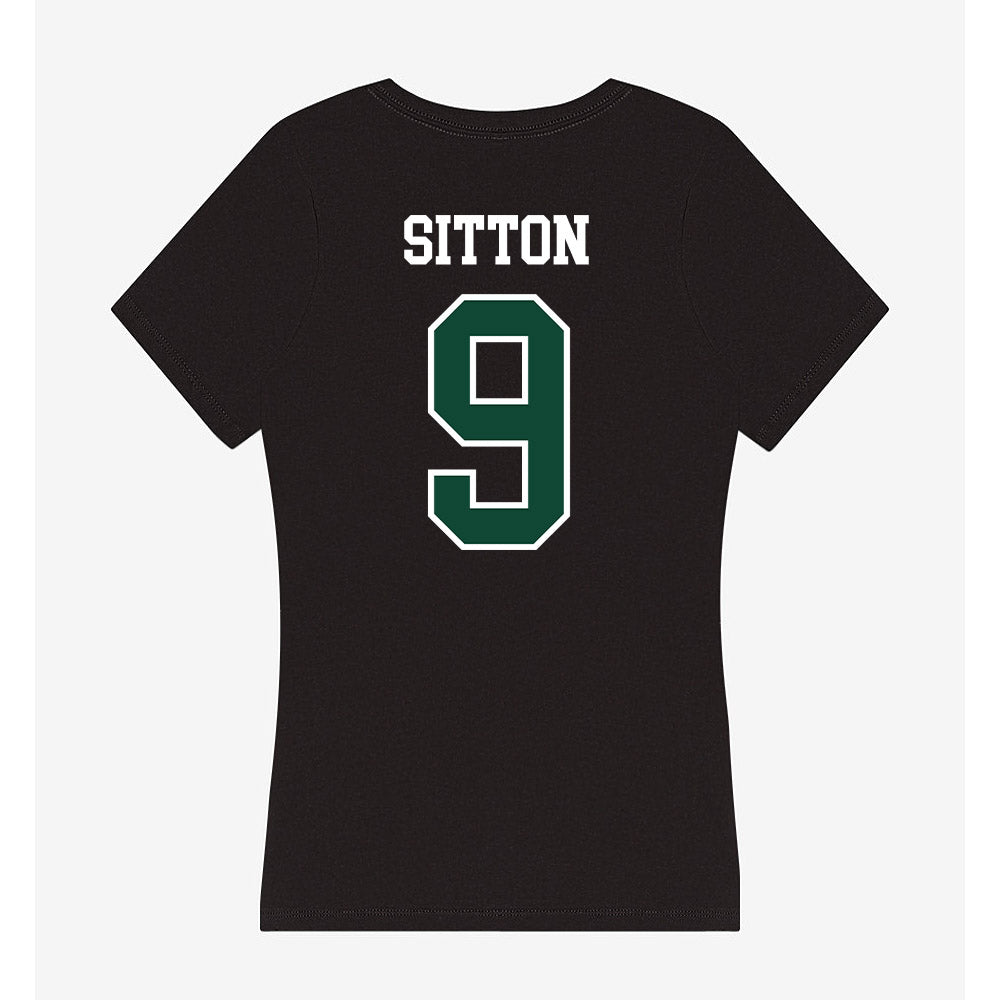 Portland State - NCAA Women's Soccer : Amelia Sitton - Women's V-Neck T-Shirt-1