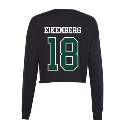 Portland State - NCAA Women's Volleyball : Alivia Eikenberg - Women's Cropped Crew Fleece-1
