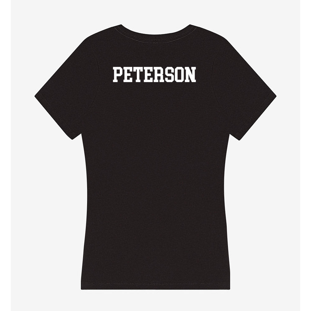 Portland State - NCAA Women's Track & Field : Ashley Peterson - Women's V-Neck T-Shirt-1
