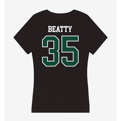 Portland State - NCAA Men's Basketball : Matt Beatty - Women's V-Neck T-Shirt-1