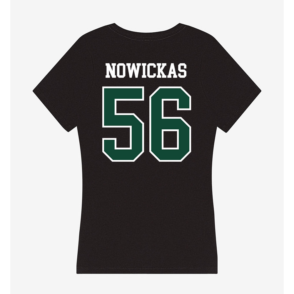 Portland State - NCAA Football : Jaylun Nowickas - Women's V-Neck T-Shirt-1