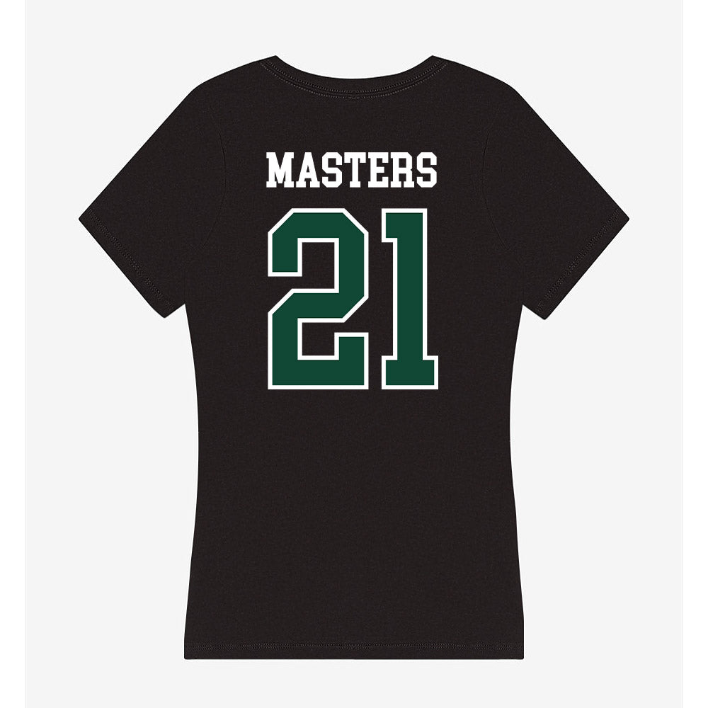 Portland State - NCAA Women's Soccer : Claire Masters - Women's V-Neck T-Shirt-1