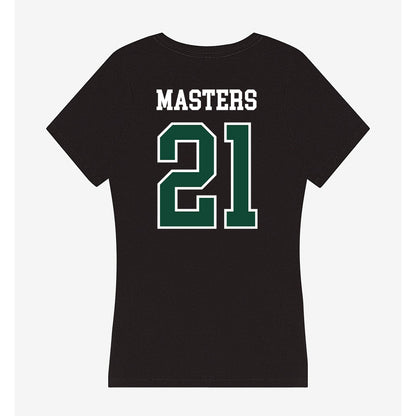 Portland State - NCAA Women's Soccer : Claire Masters - Women's V-Neck T-Shirt-1