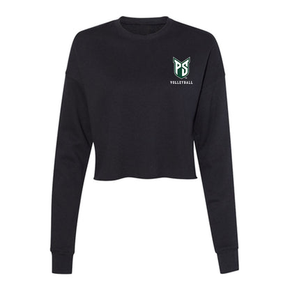 Portland State - NCAA Women's Volleyball : Alivia Eikenberg - Women's Cropped Crew Fleece-0