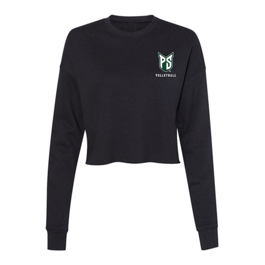 Portland State - NCAA Women's Volleyball : Alivia Eikenberg - Women's Cropped Crew Fleece-0