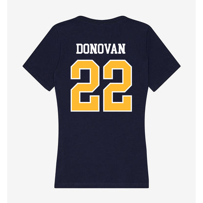 UW Eau Claire - NCAA Women's Soccer : Emma Donovan - Women's V-Neck T-Shirt-1