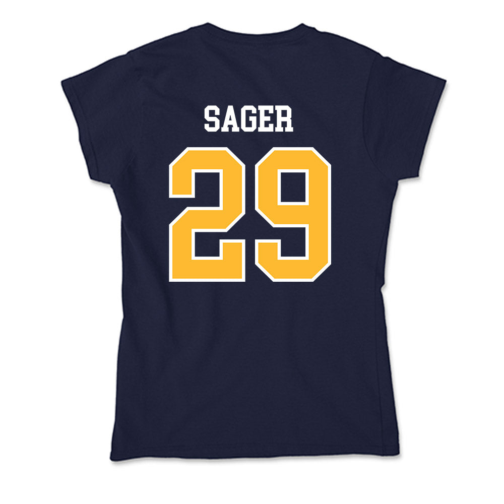UW Eau Claire - NCAA Football : DeShaun Sager - Soft Style Women’s T-Shirt-1