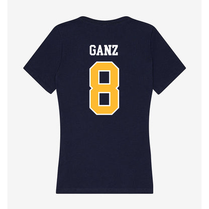 UW Eau Claire - NCAA Men's Ice Hockey : Logan Ganz - Women's V-Neck T-Shirt-1