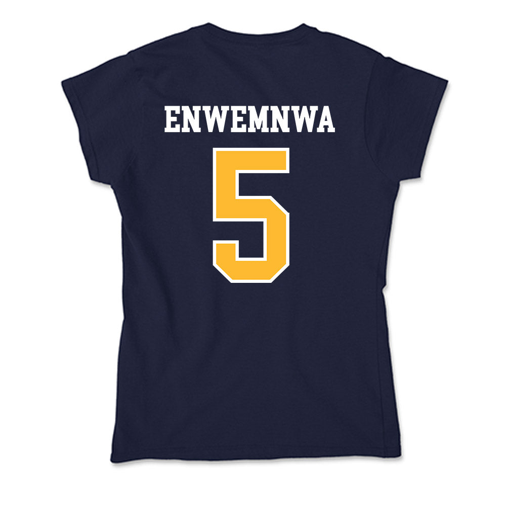 UW Eau Claire - NCAA Men's Soccer : Oge Enwemnwa - Soft Style Women’s T-Shirt-1