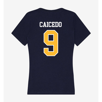 UW Eau Claire - NCAA Baseball : Diego Caicedo - Women's V-Neck T-Shirt-1