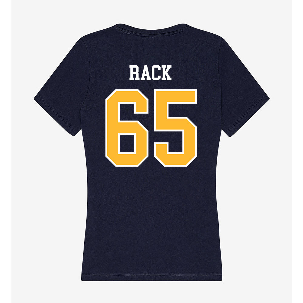 UW Eau Claire - NCAA Football : Alex Rack - Women's V-Neck T-Shirt-1