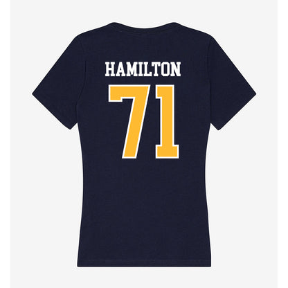 UW Eau Claire - NCAA Football : Joey Hamilton - Women's V-Neck T-Shirt-1