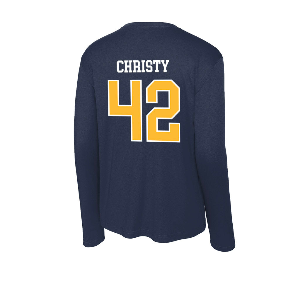 UW Eau Claire - NCAA Football : Carter Christy - Activewear Long Sleeve T-Shirt-1