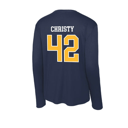 UW Eau Claire - NCAA Football : Carter Christy - Activewear Long Sleeve T-Shirt-1