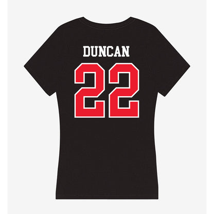 Southern Utah - NCAA Softball : Hannah Duncan - Women's V-Neck T-Shirt-1