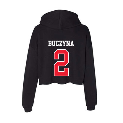 Southern Utah - NCAA Women's Soccer : Madeline Buczyna - Women's Crop Fleece Hooded Sweatshirt-1