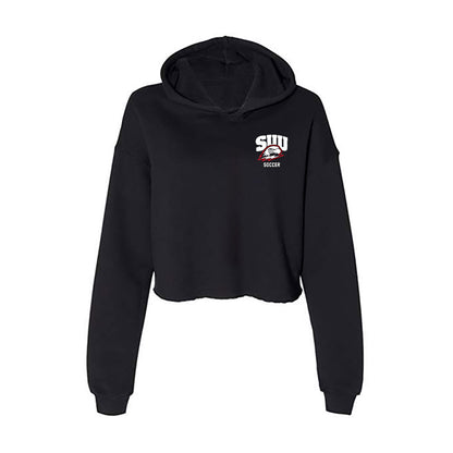 Southern Utah - NCAA Women's Soccer : Kaitlin Bustos - Women's Crop Fleece Hooded Sweatshirt-0