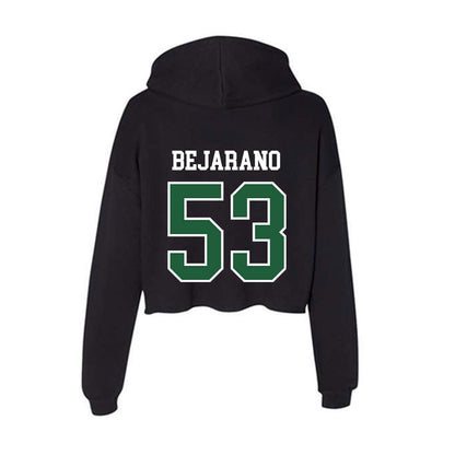 Utah Valley - NCAA Baseball : Mario Bejarano - Women's Crop Fleece Hoodie-1