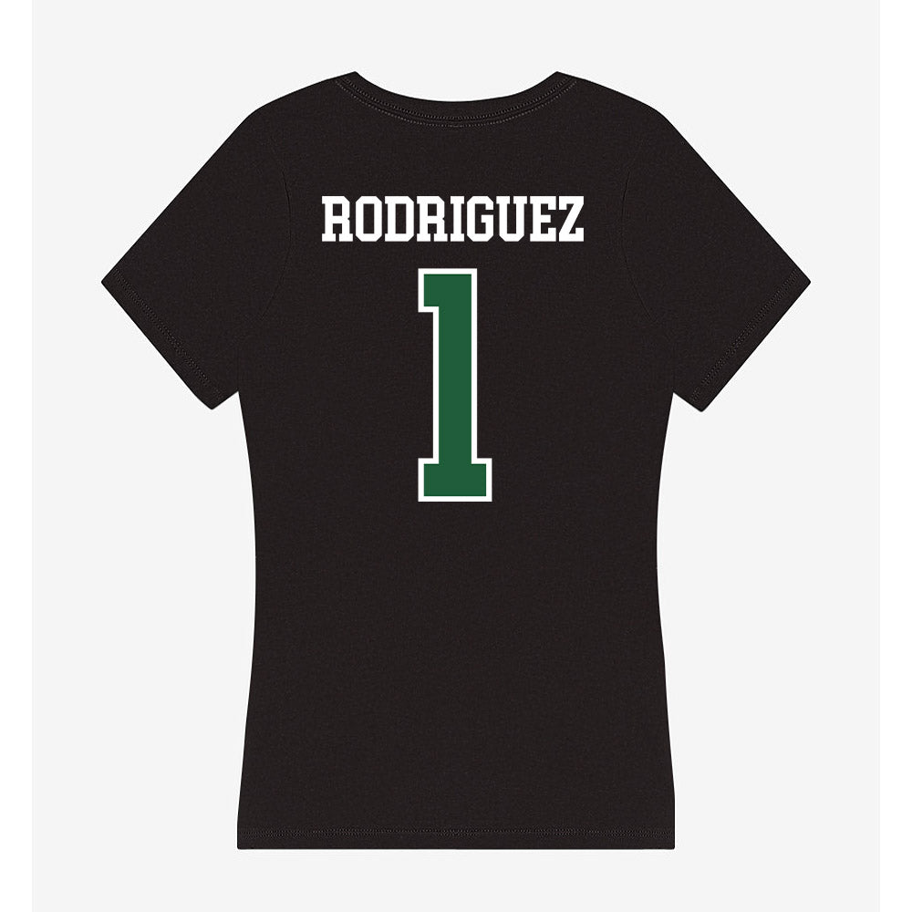 Utah Valley - NCAA Softball : Amber Rodriguez - Women's V-Neck T-Shirt-1