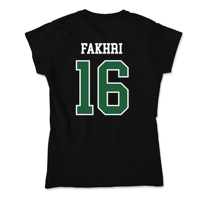 Utah Valley - NCAA Men's Soccer : Idin Fakhri - Soft Style Women’s T-Shirt-1