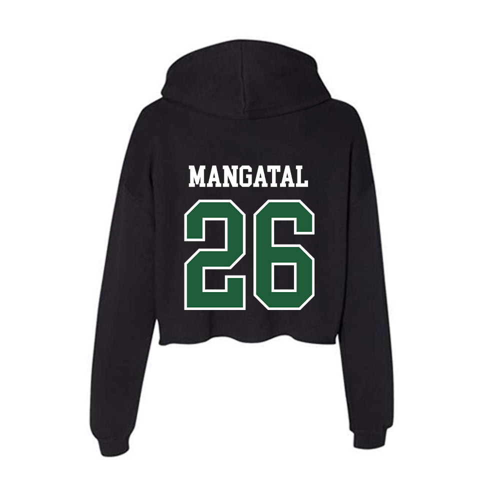 Utah Valley - NCAA Men's Soccer : Jordan Mangatal - Women's Crop Fleece Hoodie-1