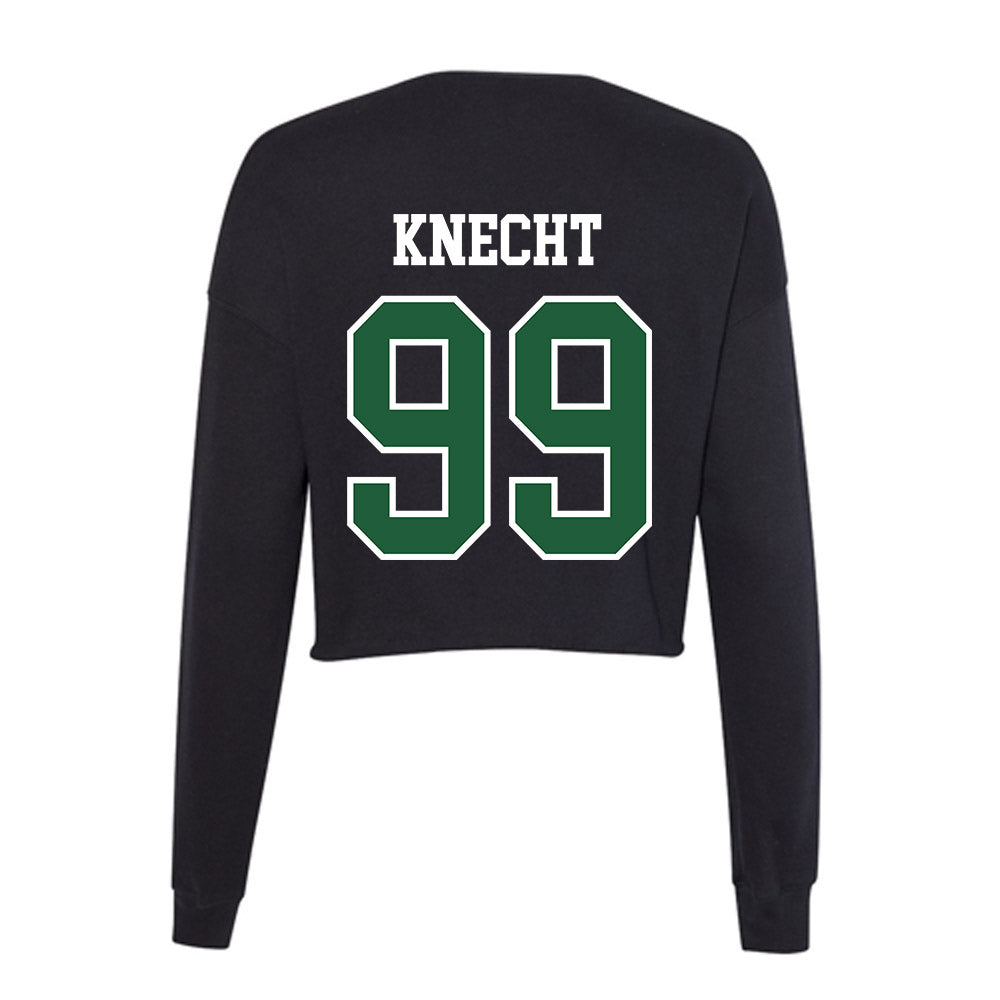 Utah Valley - NCAA Men's Soccer : Owen Knecht - Women's Cropped Crew Fleece-1