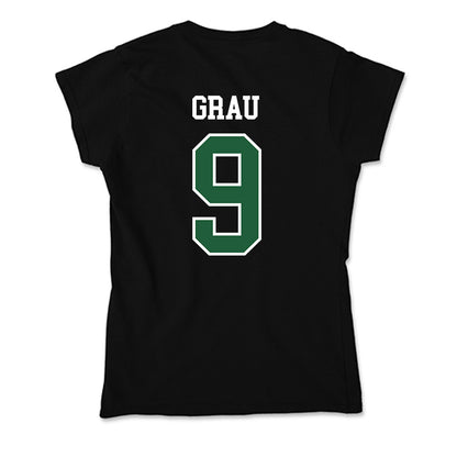 Utah Valley - NCAA Men's Soccer : nil Grau - Soft Style Women’s T-Shirt-1