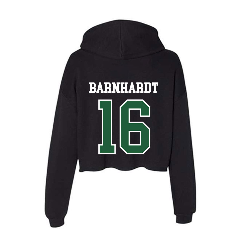 Utah Valley - NCAA Baseball : Joseph Barnhardt - Women's Crop Fleece Hoodie-1