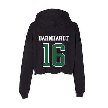 Utah Valley - NCAA Baseball : Joseph Barnhardt - Women's Crop Fleece Hoodie-1