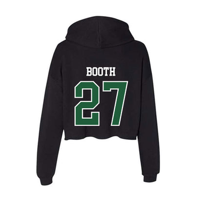 Utah Valley - NCAA Women's Soccer : Kate Booth - Women's Crop Fleece Hooded Sweatshirt-1