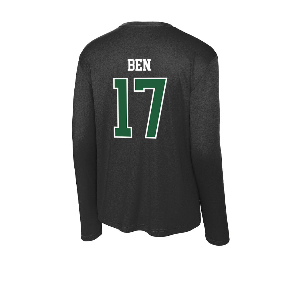 Utah Valley - NCAA Men's Soccer : Deontae Ben - Activewear Long Sleeve T-Shirt-1